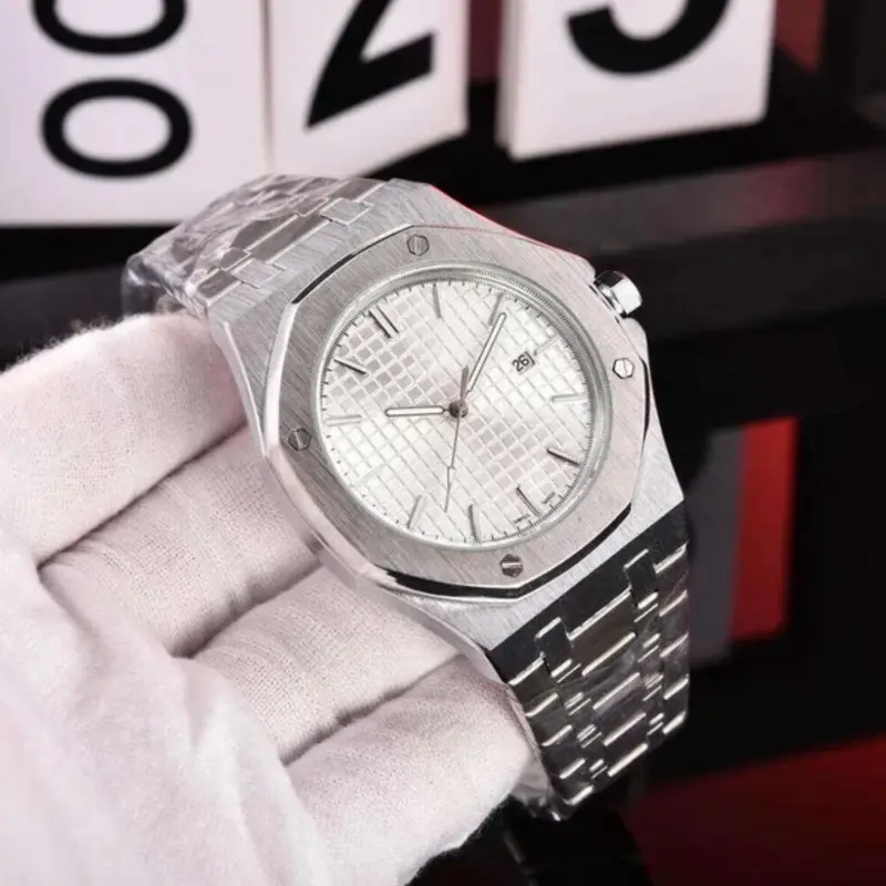 Plain Jane Octagon Wat - Best Quality Watches with Automatic Movements and Date Display Ships within 2 Days