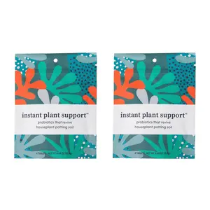 Instant Plant Support Tablets – 2 Pouches (4 Tablets per Pouch) - Plant ProBiotics for HOUSEPLANTS