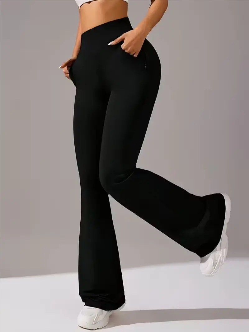 Women's Yoga Pants, Soft High-Stretch Micro Flare Sweatpants for Workout, Gym, and Athleisure, Women's Fashion, Sweatpants For Women tiktokshopbacktoschool,back to school,back to school haul