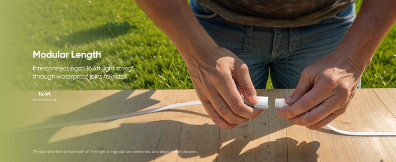 【Special Bundle】eufy Permanent Outdoor Lights E22, 100ft with 60 Triple-LED Lights, Smart RGBWW for Christmas, Daily and Holiday, IP67 Waterproof, AI Lighting Themes for Christmas Decorations, Links with Cameras Dimmable Customization