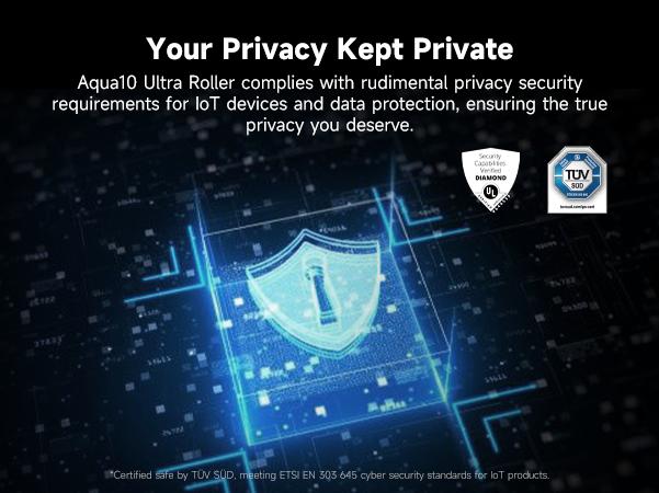 DREAME Aqua10 Ultra Roller Robot Vacuum and Mop & 30,000Pa Suction, Self-Cleaning Dock & Extending Roller Mop, Heat-Washes & Dries, Carpet Protection, AI Camera & LiDAR Avoidance Tech, Voice Control