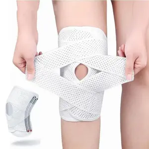 Knee Brace with Side Stabilizers for Meniscal Tear Knee Pain ACL MCL Arthritis Injuries Recovery, Breathable Adjustable Knee Support for Men and Women,one compress bamboo knee sleeves