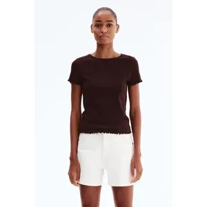 H&M Pointelle jersey top