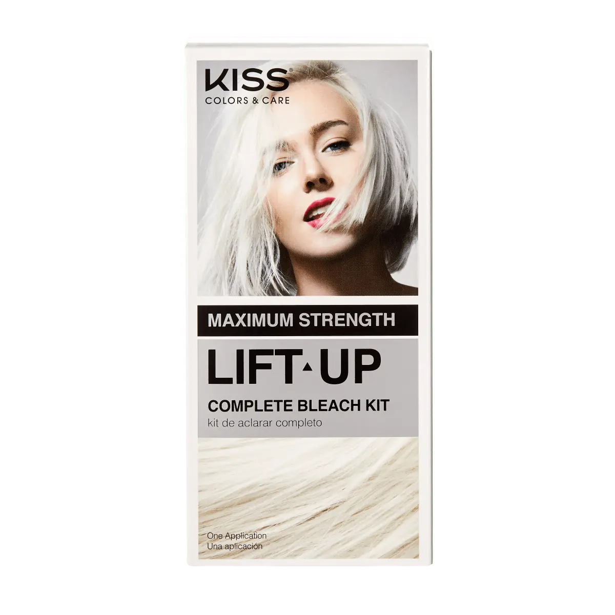Kiss Colors & Care Maximum Strength Lift-Up Complete Bleach Toner Kit - Ice | Bleach Kit, Hair Dye, Hair Color