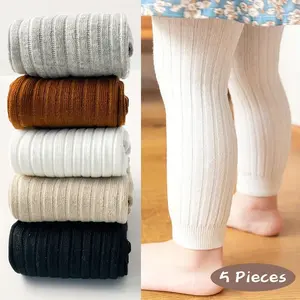 5-Pack children's tights: Ribbed Knit Knee Socks for Toddler Daily Protection