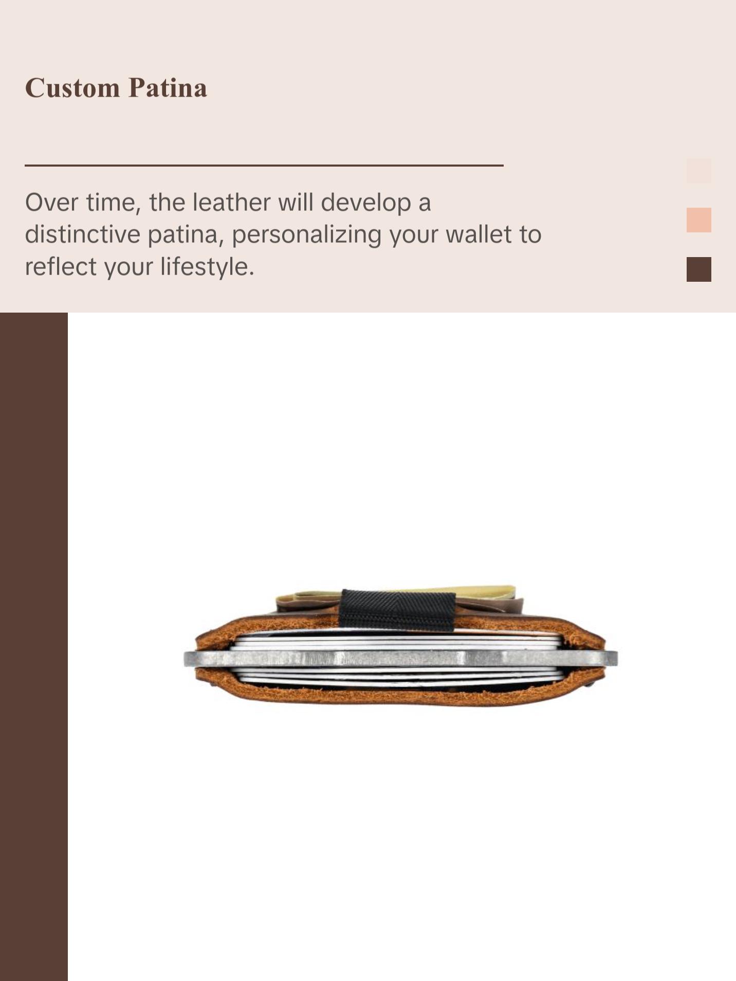 Ascent Wallet - Raw Tobacco Brown