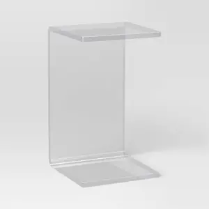 C Shape Acrylic Table Clear - Room Essentials
