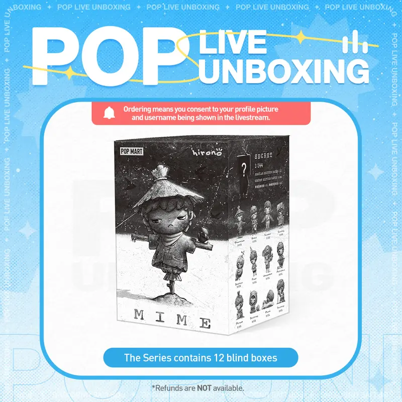 [POP NOW]Hirono Mime Series Figures, Blind Box POP MART