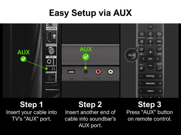 ULTIMEA Aura A40 7.1ch Virtual Surround Soundbar for Small Rooms- 4 Wired Surround Speaker, 4-inch Subwoofer, Smart App Control, Remote, for Compact Home Theaters, TV, MobilePhone, PC, Sleek Wall-Mountable, Apartment, Flat