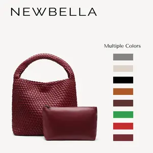 NewBella Linda Hobo Woven Tote Bag Woven Vegan Leather Fashionable Handbag for Everyday Use Color dealsforyoudays,FallFreshness