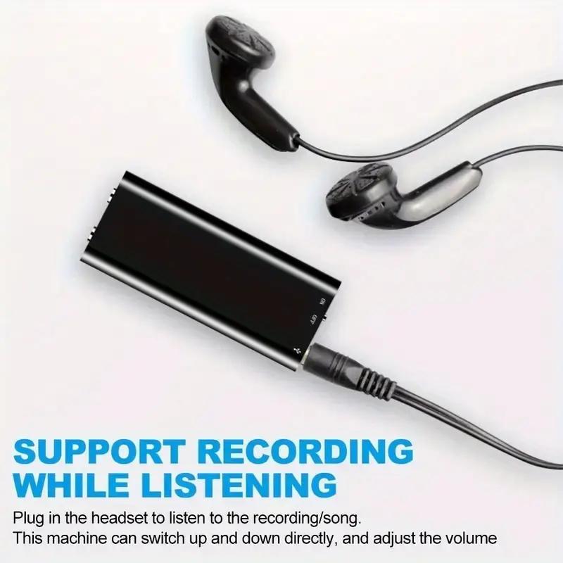 reproductor mp3 paramúsica Mini Audio Recorder Voice Activated Office Listening Device 8GB/16GB/32GB HNK reproductor mp3 paramúsica Mini Audio Recorder Voice Activated Office Listening Device 8GB/16GB/32GB HNK