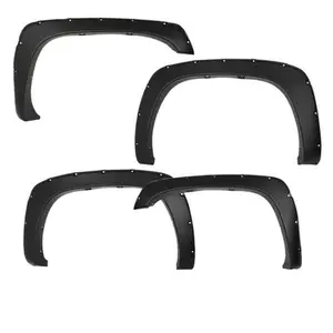 Fit For 99-06 Chevy Silverado Sierra Pocket Style Bolt On Rivet Fender Flares 4X