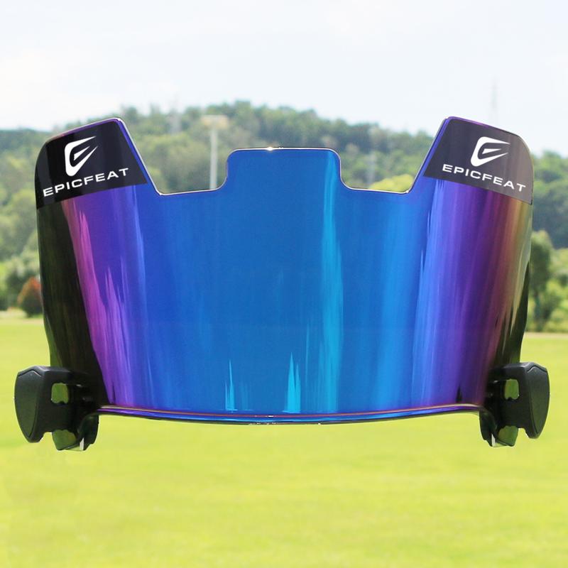 Football Visor, visor for helmet football，football accessories，football gear，Flat Lens Technology,Fits Youth and Adult Football Helmets