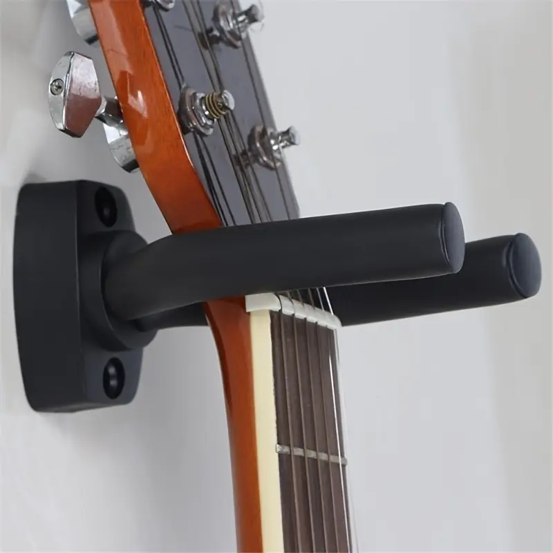 Fashion Guitar Wall Mount Rack, Guitar Holder Wall Mount, Guitar Hanger, Space-Saving Dual Guitar Stand, Easy Installation Wall Organizer, Suitable for Acoustic & Electric Guitars