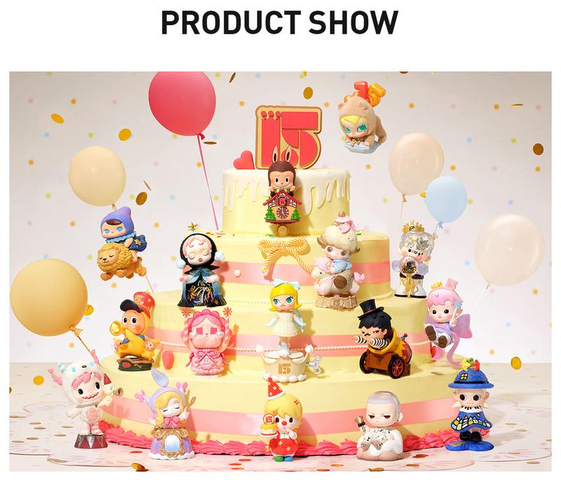 POP MART Celebrating the Moment POP MART 15th Anniversary Series Figures