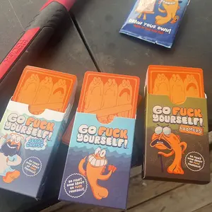 Go F*** Yourself Adult Card Game - Hilarious Party Game for 3-10 Players - 52 Cards - Quick Easy Setup - Perfect Stocking Stuffer - Made Out of Spite