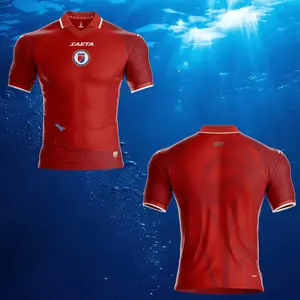 Ships the next business day: 2026 Haiti National Team Blue White And Red Short Sleeve Soccer Jersey