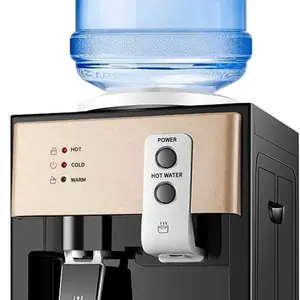 Electric Water Dispenser - 5 Gallon Cold & Hot Water Cooler, Compact Design