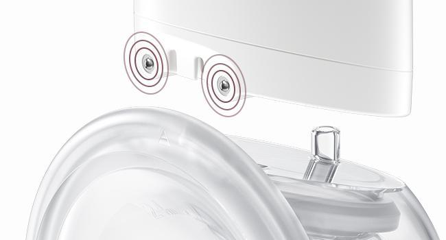 Momcozy   Hands-Free Breast Pump S12 Pro, Wearable & Portable Pump with Soft DoubleFit Flange, 3 Modes | 9 Levels Double Electric Pump, Smart Display, 24mm,A Pumping System