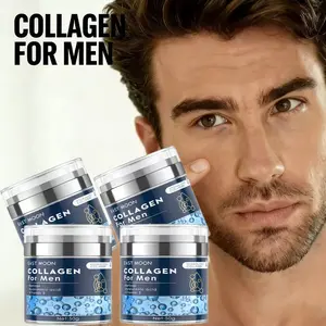 【BUY 2 GET 2】Collagen Men's Anti-Aging Wrinkle Cream,Men'sFaceMoisturizer Cream 50g,Skin Firming and Tightening Lotion,Firming Hyaluronic Acid Moisturizer Lightweight Moisture Hydrate Hydrating Men's Retinol Moisturizing Cream    Moisturizer
