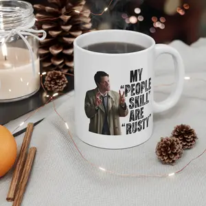 My "People Skill" Are "Rusty" Coffee Mug, Castiel Mug, Supernatural Gift