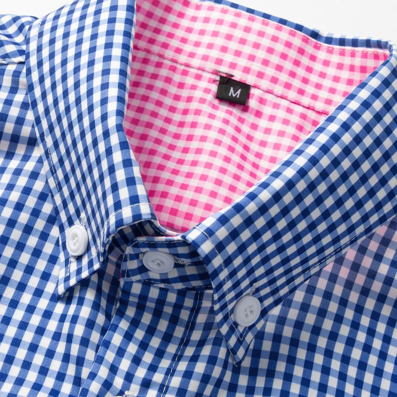 2 Pieces Men's Short Sleeve Plaid Buttoned Shirts, Casual Style, Suitable for Outdoor Activities, Beach, and Leisure Wear