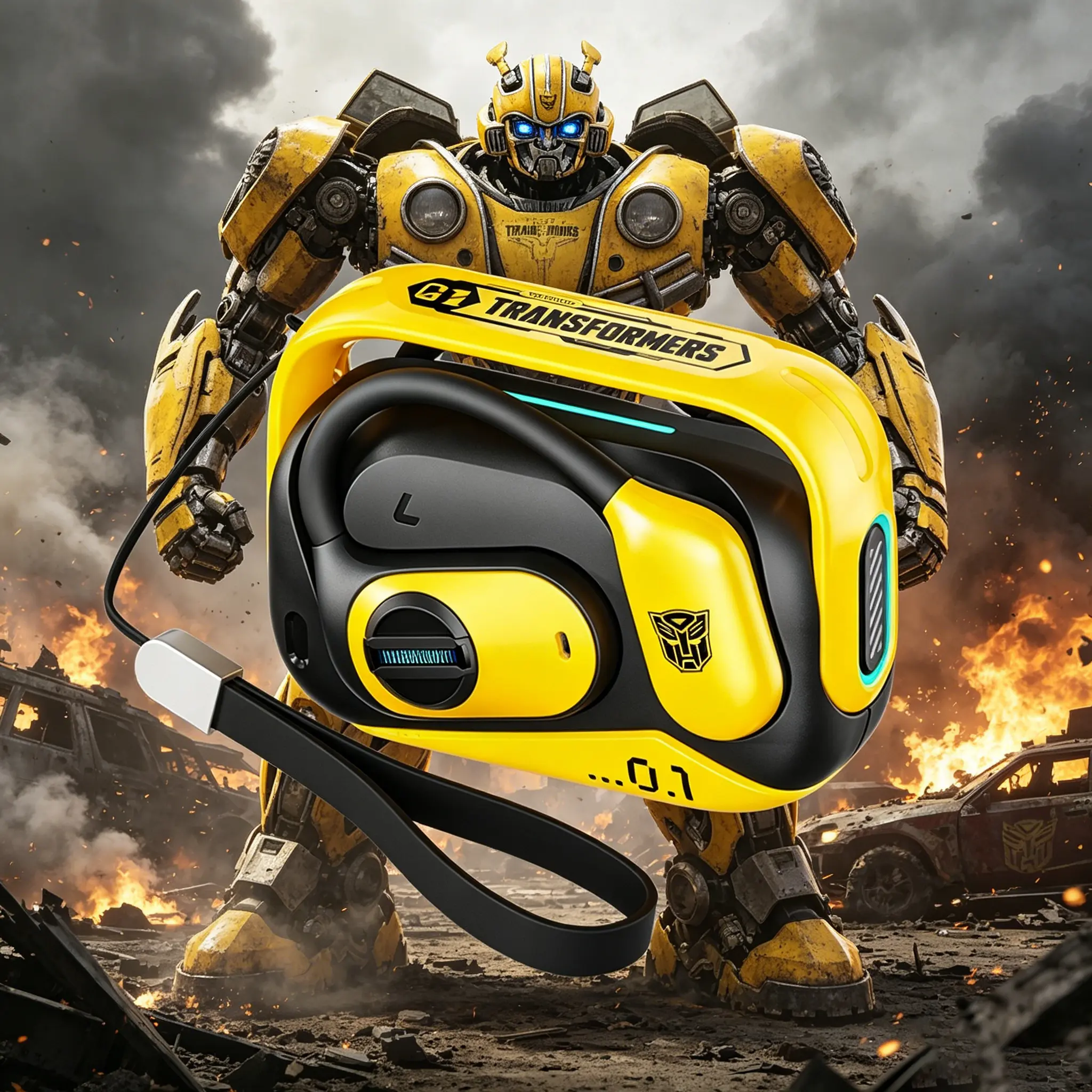 TRANSFORMERS TF-T77 Bluetooth Open-Ear Travel Earbuds TWS BT Headphones Wireless sport Open Ear-hooks Non-in-ear Comfortable Wear Smart Voice Assistant Headset with ENC Buds for Gaming and Gym Use earphones