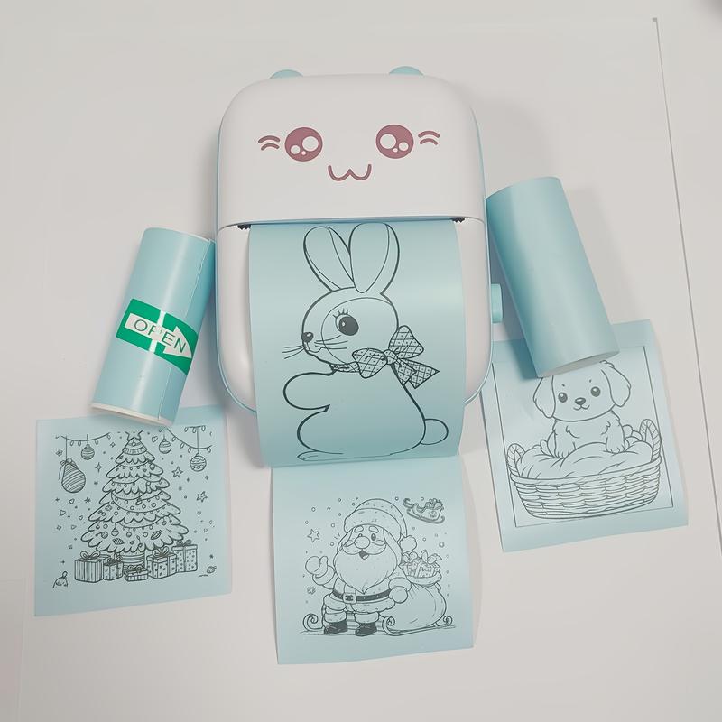 8 Rolls Mini Thermal Paper - Self-Adhesive, Inkless, Compatible with Portable Thermal Printers - Suitable for Photos, Labels, Notes, Scrapbooking, Office, School, Home - (3 Colors + 5 White Rolls) - Perfect for Printing Anytime, Anywhere, Office