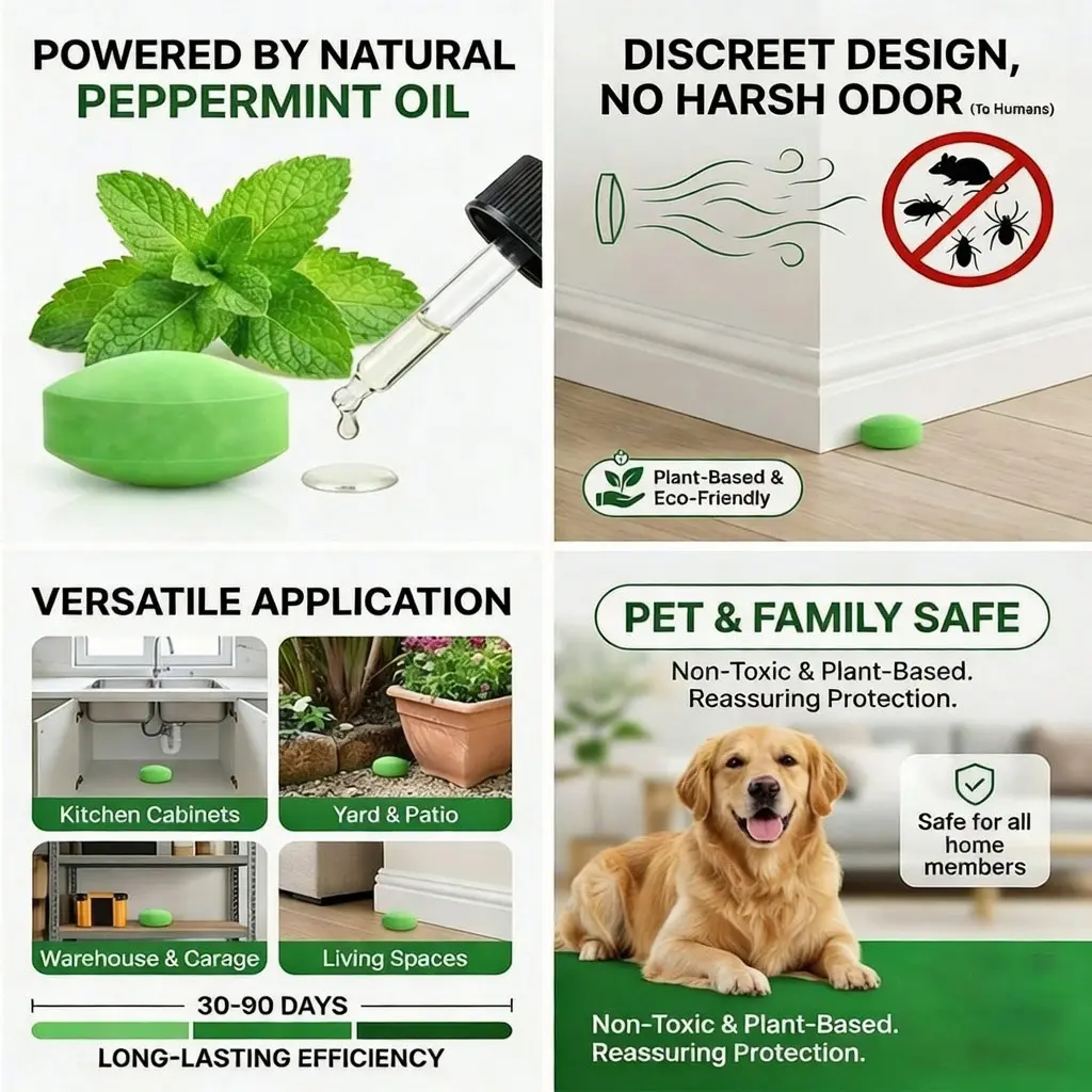 10 - Pack Popular Natural Rodent Repellent Balls! Infused with peppermint and lemon oil, these balls effectively deter squirrels, rats, spiders, and other pests. Safe, long - lasting, and easy - to - use for both indoor and outdoor applications.