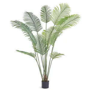VEVOR Artificial Palm Tree,  , 6 FT Tall Faux Plant, Secure PE Material & Anti-Tip Tilt Protection Low-Maintenance Plant, Lifelike Green Fake Tree for Home Office Warehouse Decor Indoor Outdoor Decorative Fruit