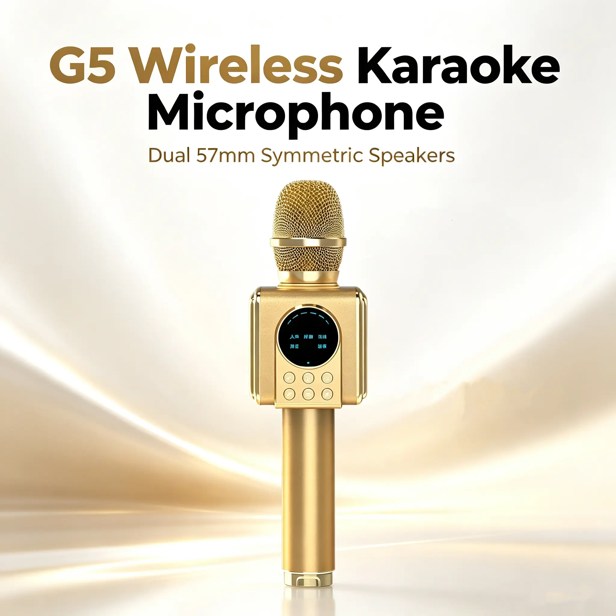 TransBee G5 Wireless Karaoke Microphone with Bluetooth Speaker Combo, Supports TF card insertion,Suitable for Outdoor Singing, Family Gatherings, Gift-Giving,Birthday Party