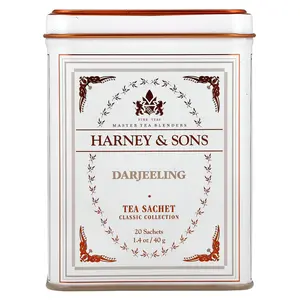 Harney & Sons Classic Collection, Darjeeling, 20 Tea Sachets, 1.4 oz (40 g)