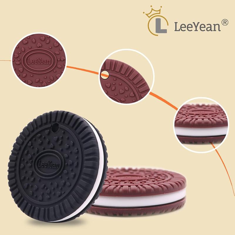 Chew Necklaces for Sensory Kids, 2 Pack Silicone Chewy Necklace Sensory Toys for Boys and Girls with Chewing, Autism, ADHD, SPD, Oral Motor Anxiety Pendant for Adults