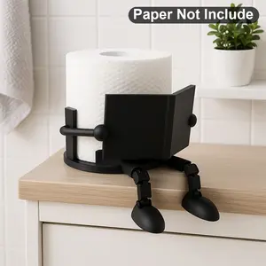 Small Space Organizer, 1pc Wall-mounted Punch-free Paper Towel Holder, Space-saving Kitchen Organizer, Stainless Steel Roll Paper Organizer Storage Holder, Home Organizers for Kitchen & Bathroom, Must-Have Household Items, Paper Not Include