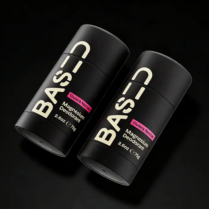 BASED High Performance Deodorant Aluminum-Free 24-Hour Odor Protection Gentle Formula for Sensitive Skin Daily Essential