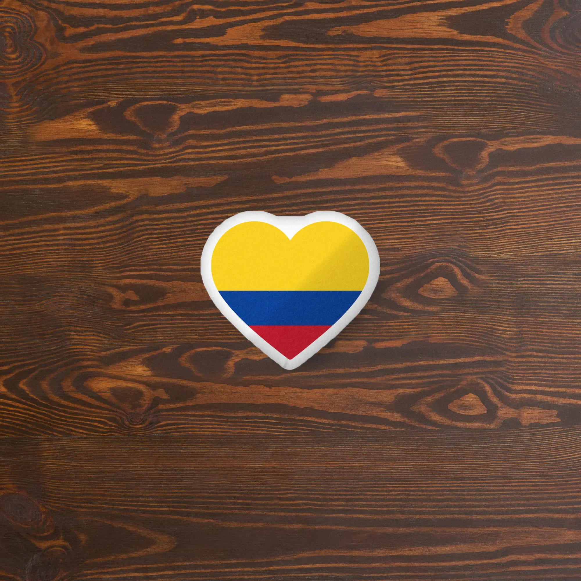 Colombia Heart-Shaped Pillow