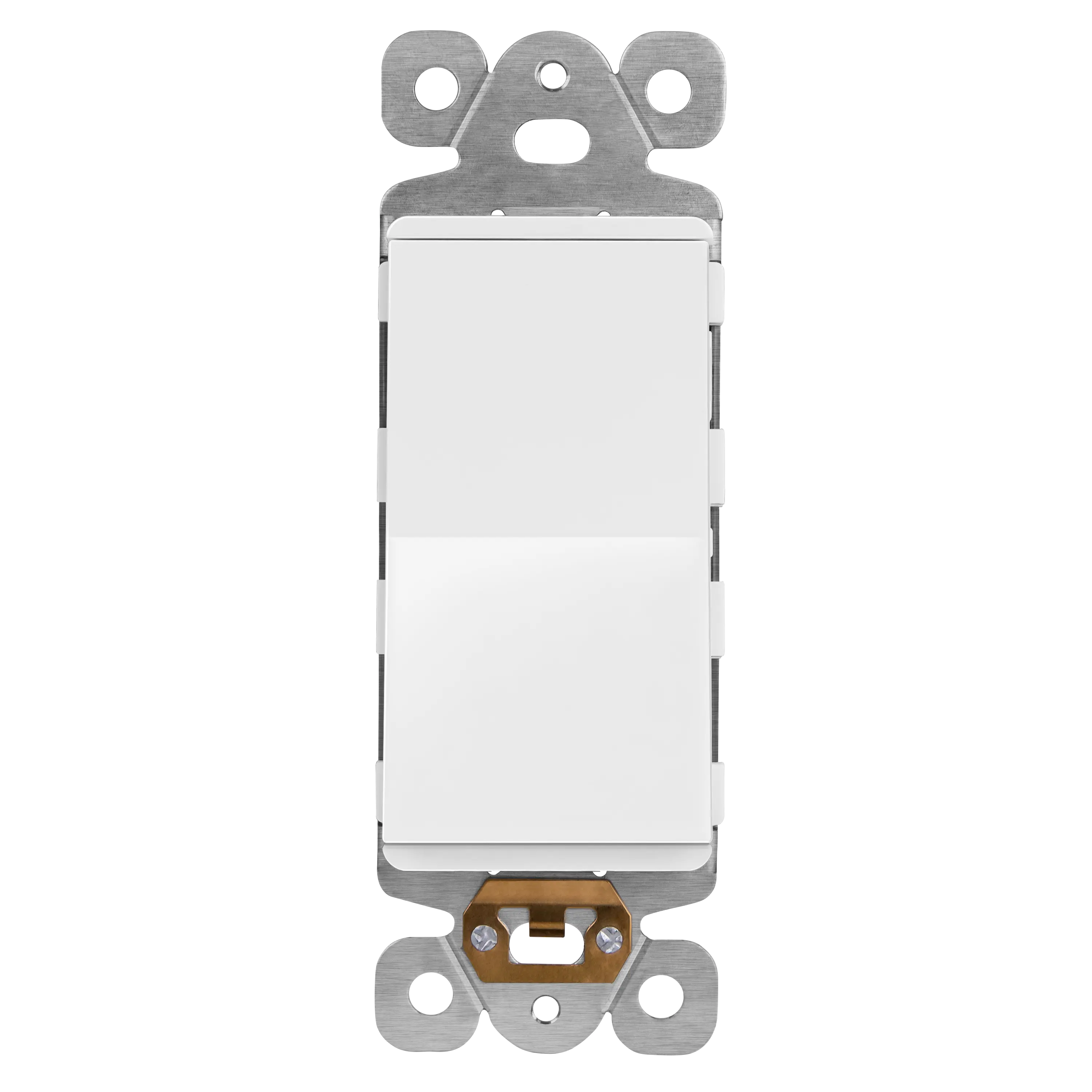 LIDER 15A Decorator Paddle Light Switch, Single-Pole, 3-Wire