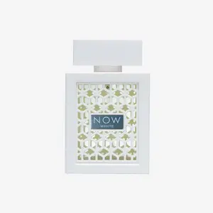 Now White Lattafa 3.4 Oz 100 ml - Unisex Fragrance with Grapefruit Bergamot Green Apple Patchouli Musk Cashmeran Amber Notes