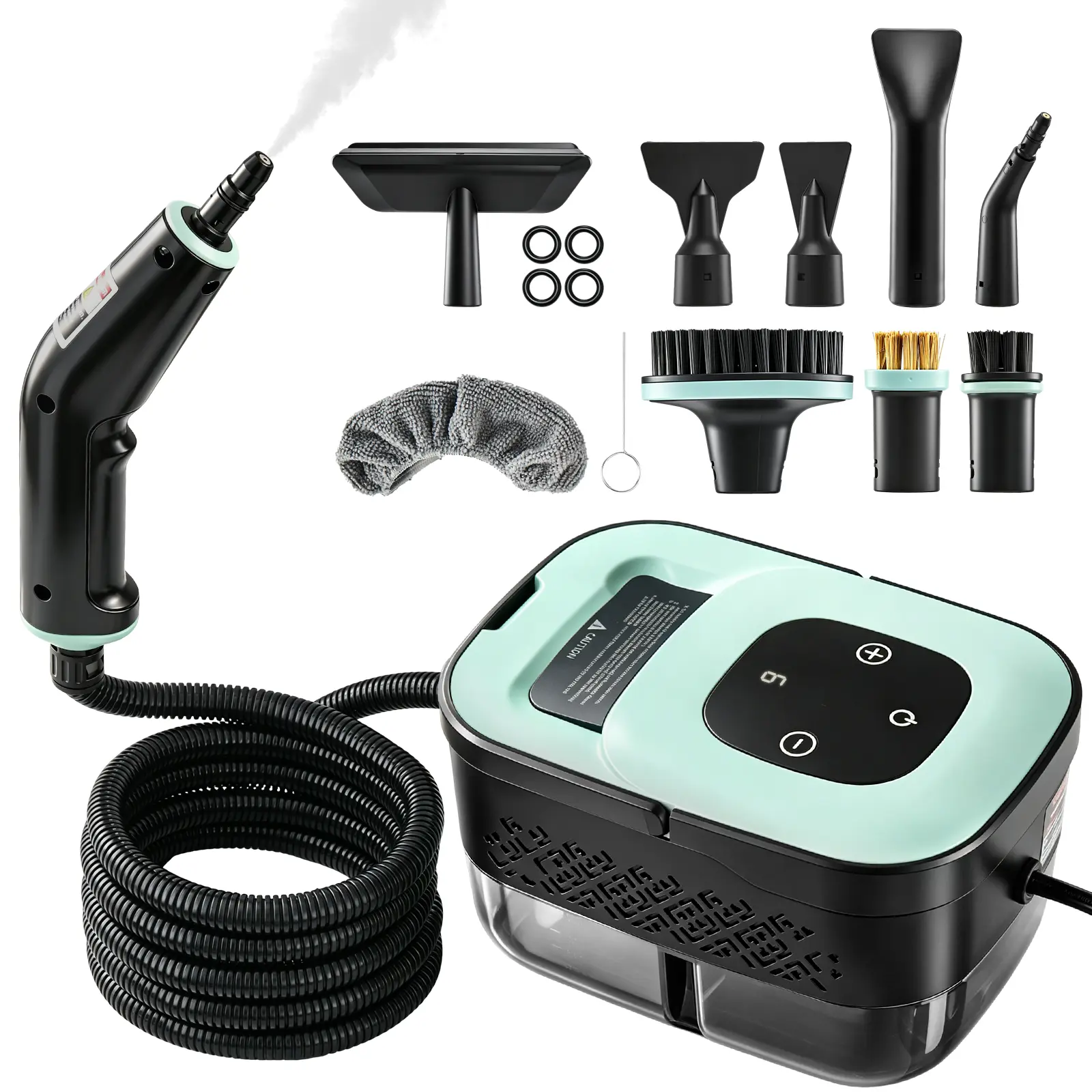 Sakerplus Viral 248F High Pressure Steam Cleaner 15 Seconds Fast Heat Portable Deep Cleaning Machine Multi Surface Steamer for Cars Kitchen Bedroom Furniture and Grout