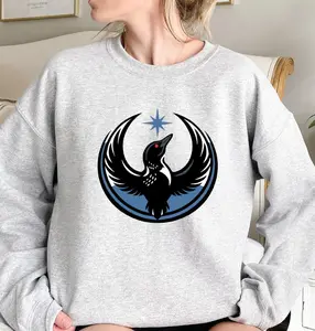 Minnesota Rebel Alliance Sweatshirt, MN State Bird Loon Resistance sweatshirt, Political Protest Pullover, Minnesota Starbird Crewneck,