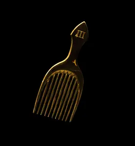 3 KINGS Gold Hair Pick