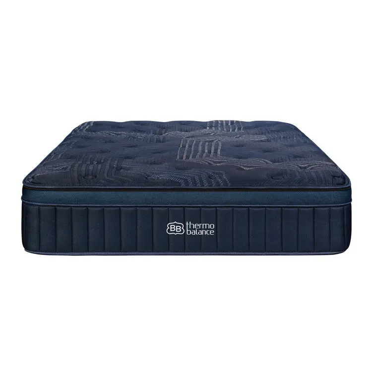 ThermoBalance Elite Mattress - Firm, In-House Built, with ThermoPhase Foam, Copper-Infused Layers, Steel Coils, and 360-Degree Airflow Design for Cooling & Breathability