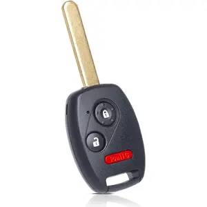 Key Fob Remote Replacement Fits Honda CRV 2007 2008 2009 2010 2011 2012 2013/CRZ 2007-2014 2015/Fit/Insight/Accord Coupe/Crosstour MLBHLIK-1T Keyless Entry Remote Co
