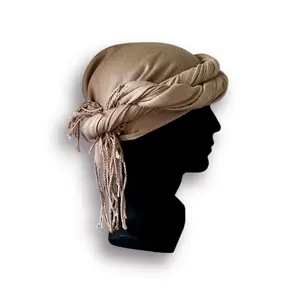 Solid Tan Head Wrap Turban
