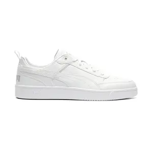 PUMA Mens Dribble Lace Up Sneakers Shoes Casual - White