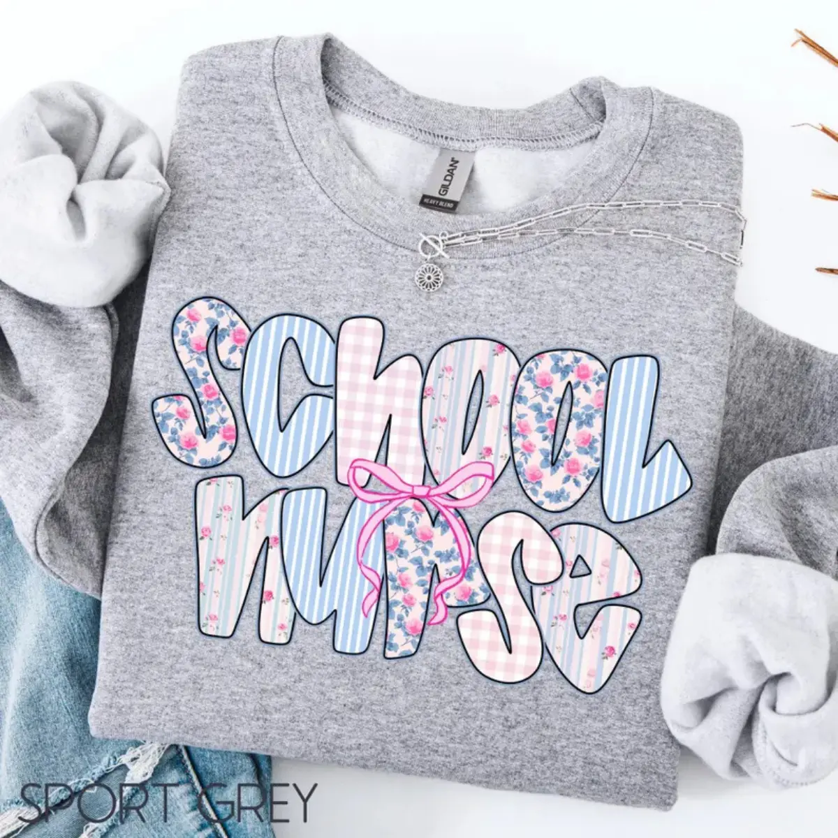 School Nurse Sweatshirt, School Nurse Gift, School Nurse Sweater, School Nursing Gift