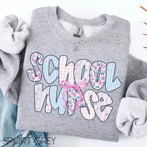 School Nurse Sweatshirt, School Nurse Gift, School Nurse Sweater, School Nursing Gift