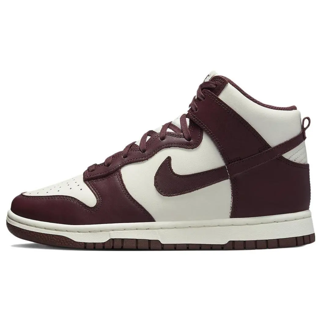 Nike Dunk High Burgundy Crush' Skate Shoes Red Women's DD1869-601