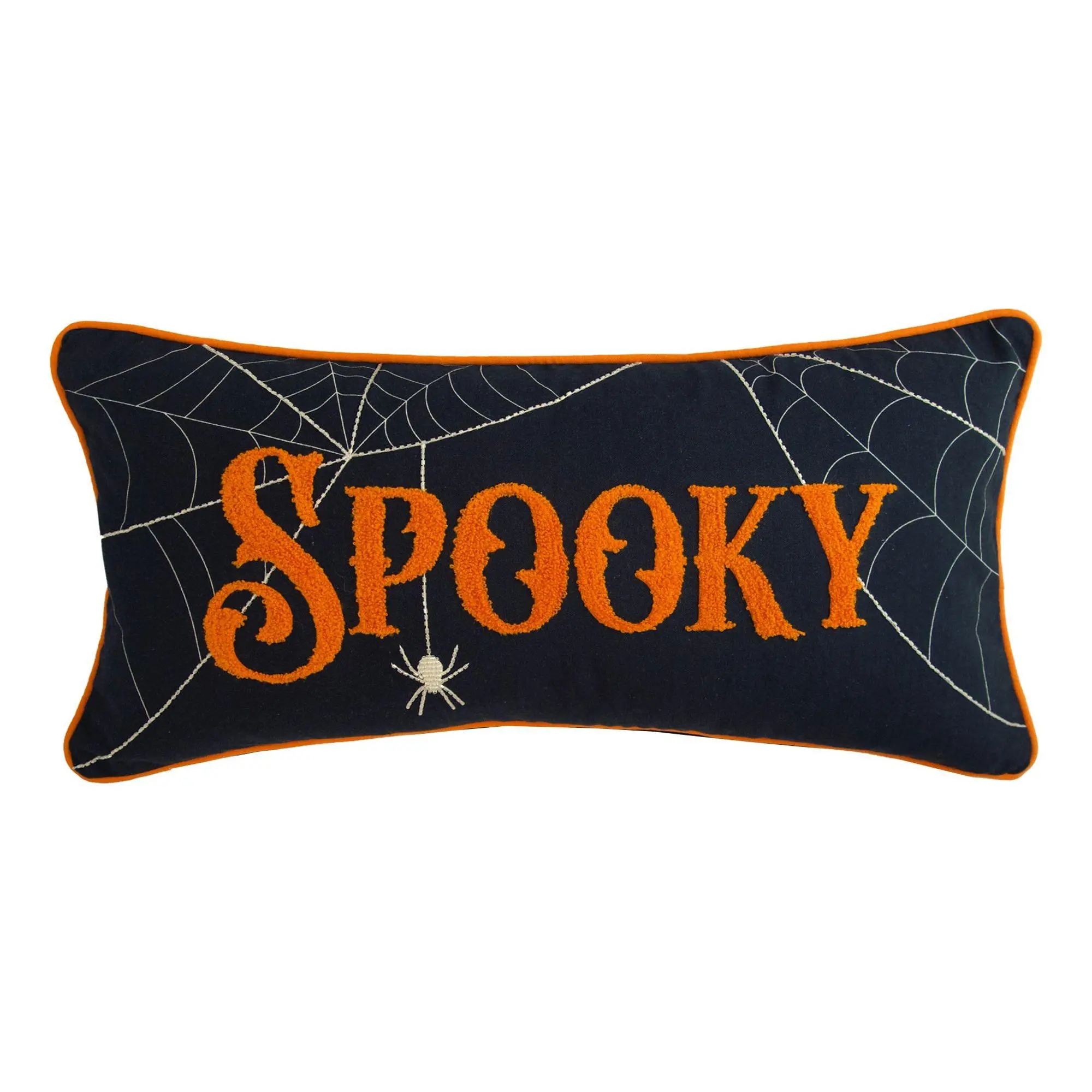 Spooky Spider Web Pillow by Valerie