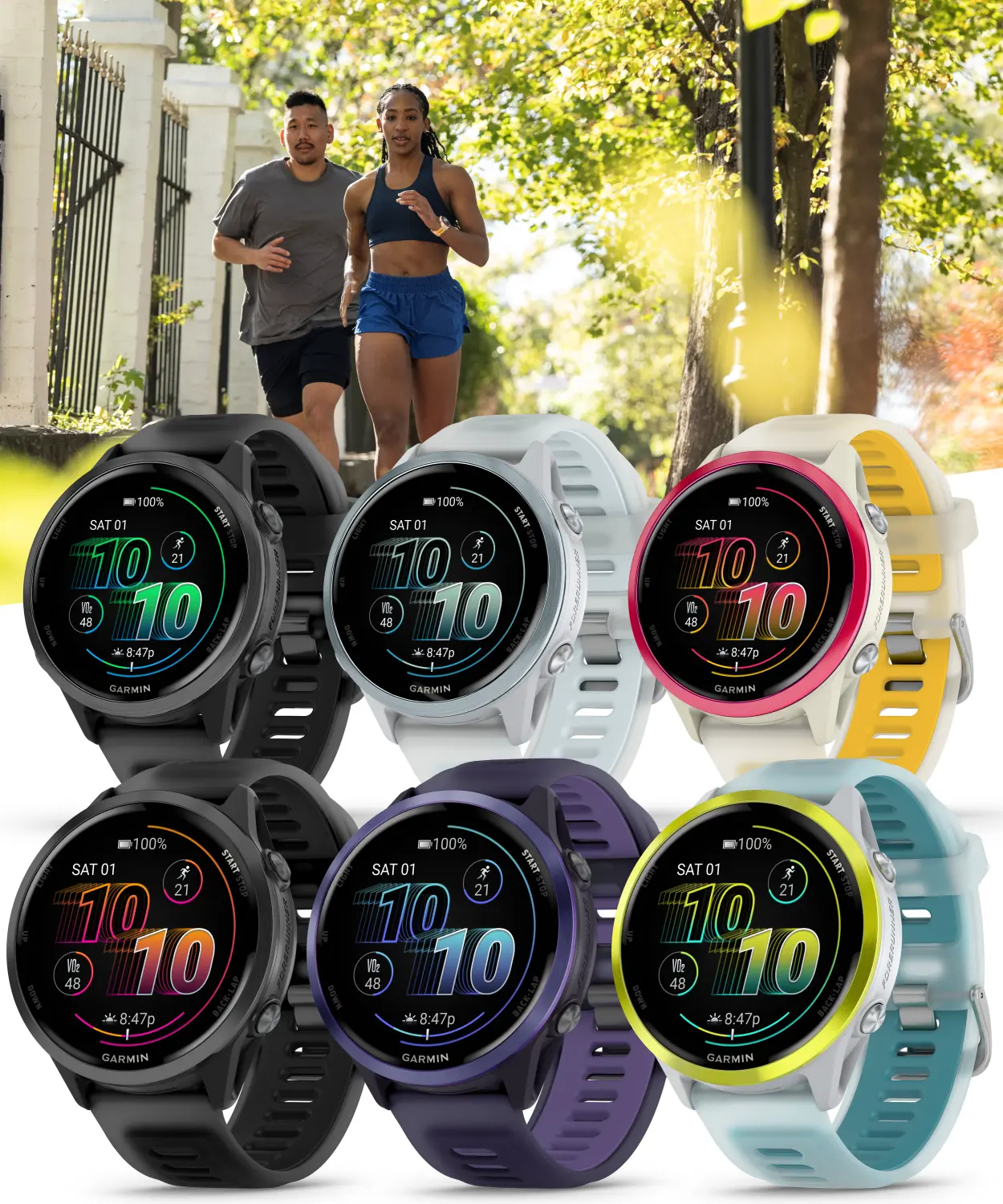 Garmin Forerunner 570 42mm / 47 mm Advanced GPS Running and Triathlon Smartwatch | Wearable4U Bundle